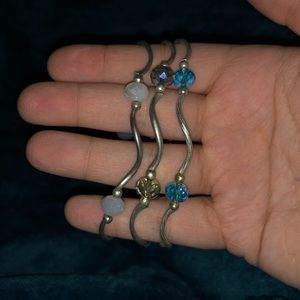 3 entwining stretchy bracelets